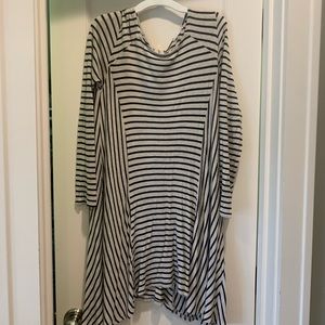 Altard state long sleeved striped dress